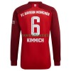 Maillot à Manches Longues FC Bayern Munich Joshua Kimmich 6 Domicile 2021-22 Pour Homme